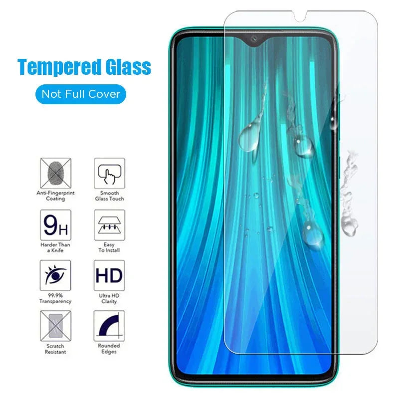 Redmi Note Series Tempered Glass Screen Protector - 9H Hardness 2-Pack Tidesmit