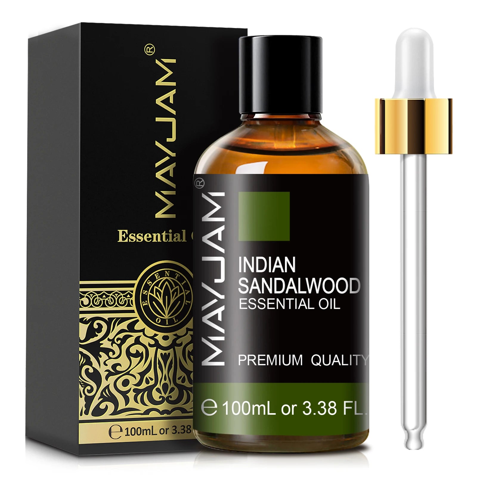 MAYJAM 100ml Pure Natural Essential Oil May Chang Sandalwood Lavender Vanilla Oregano Eucalyptus Oil for Humidifier Diffuser