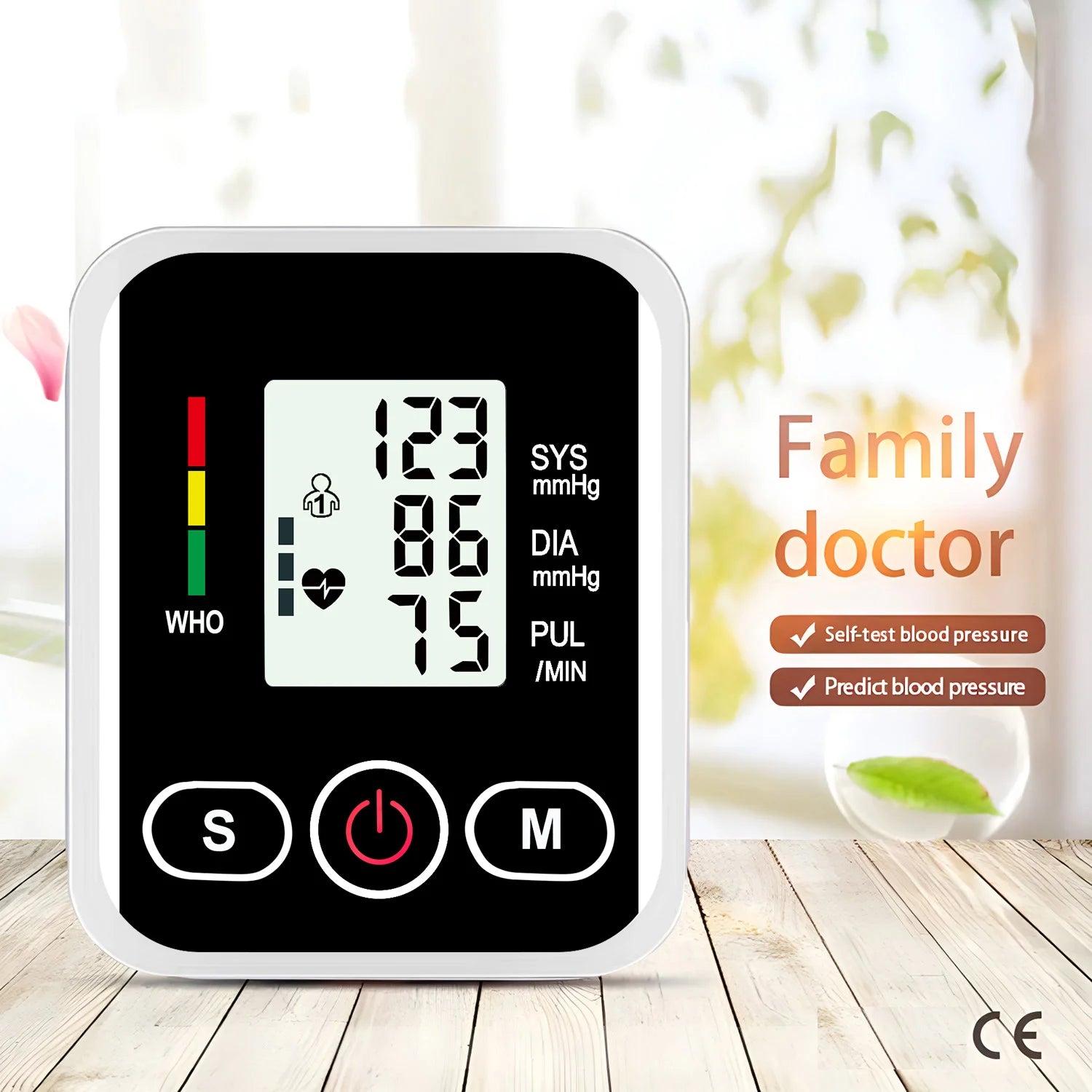 New Blood Pressure Monitor Upper Arm Automatic Tonometer Digital Tensiometer BP Monitor Medical Sphygmomanometer Health Care
