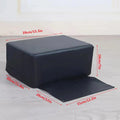 Barber Child Booster Seat - Black PU Leather Kids Salon Stool Massage Chairs Black Tidesmit