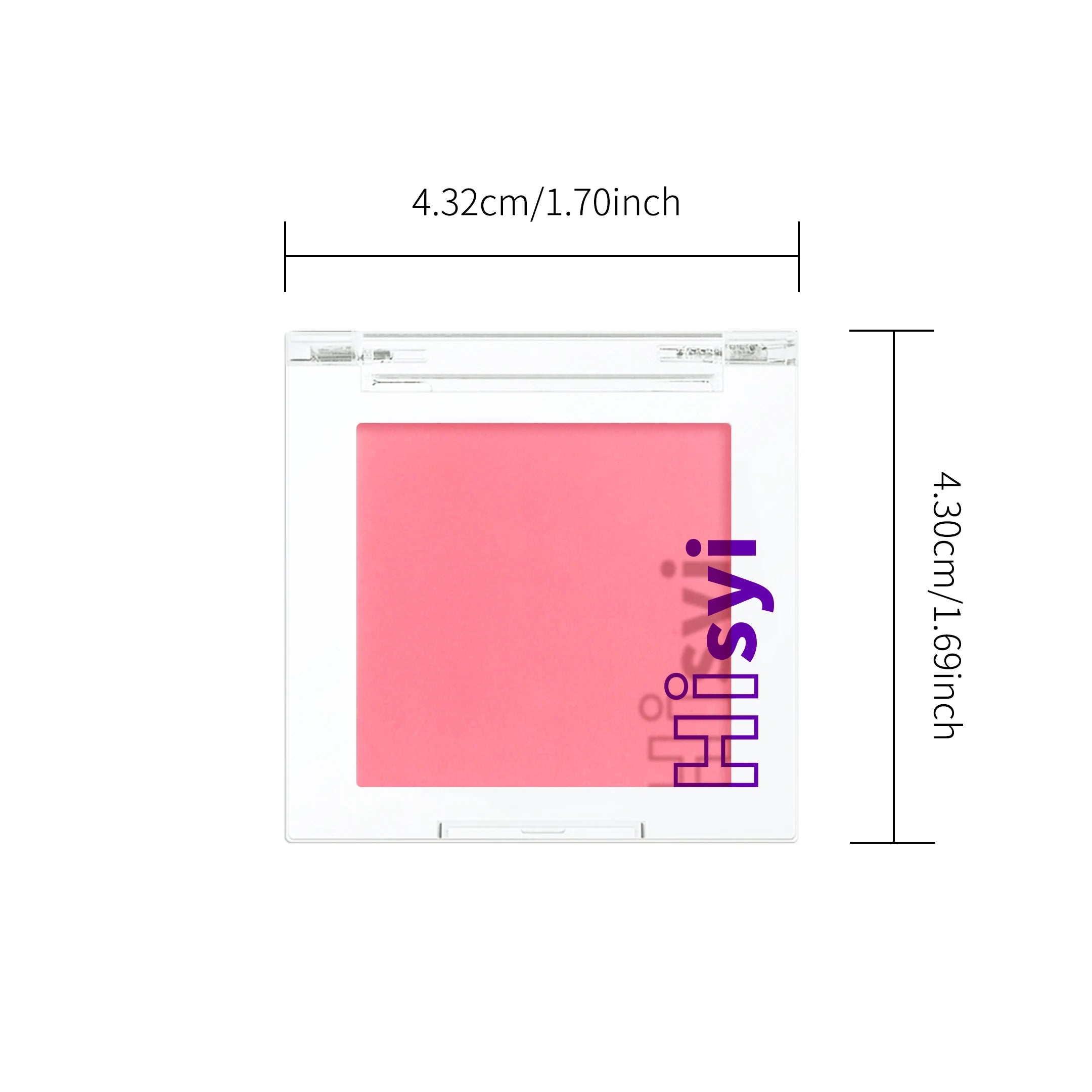 Tidesmit monochrome blush palette texture close-up for autumn winter makeup highlighting and matte contouring