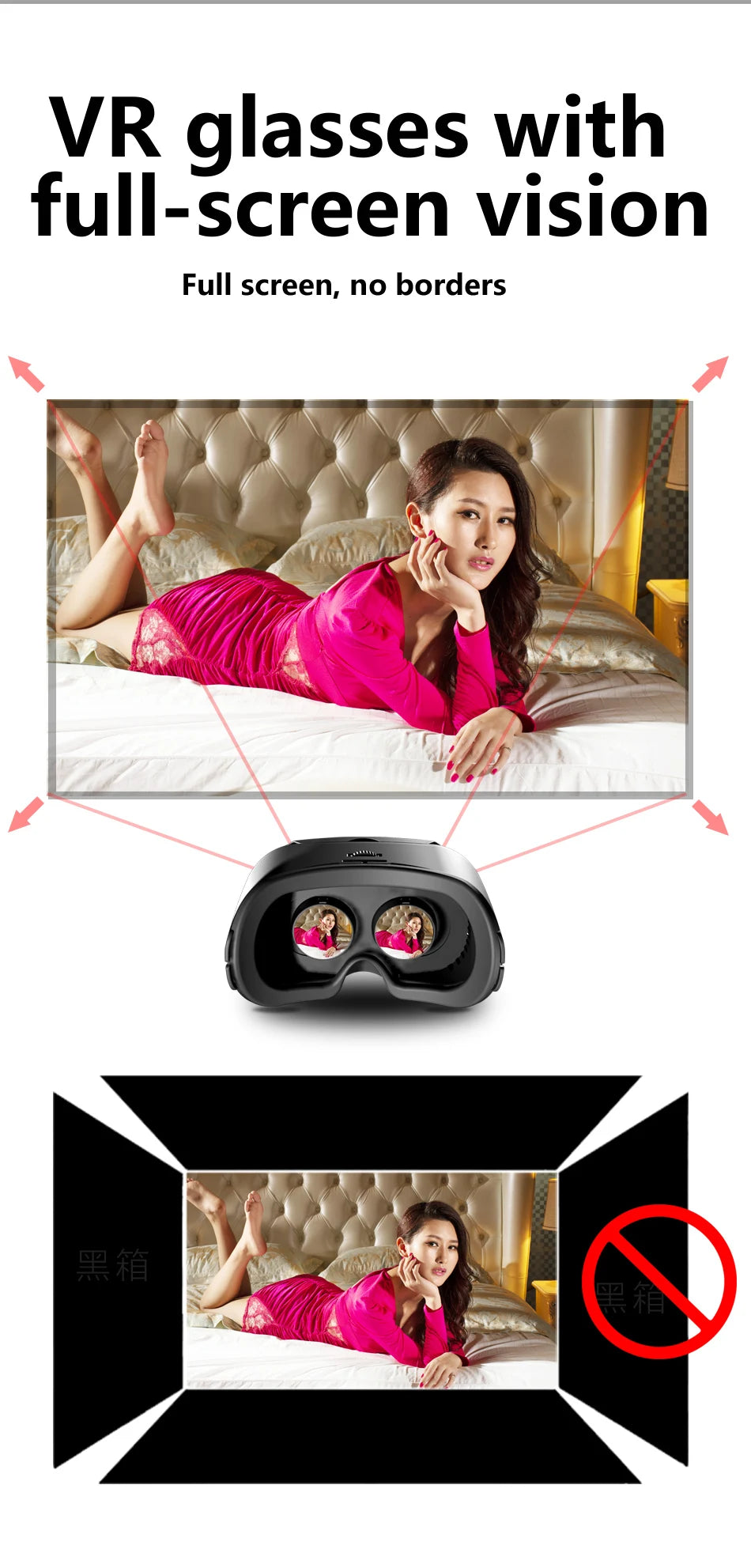 VR Headset for Smartphones | Immersive 3D Goggles for Augmented Reality Tidesmit