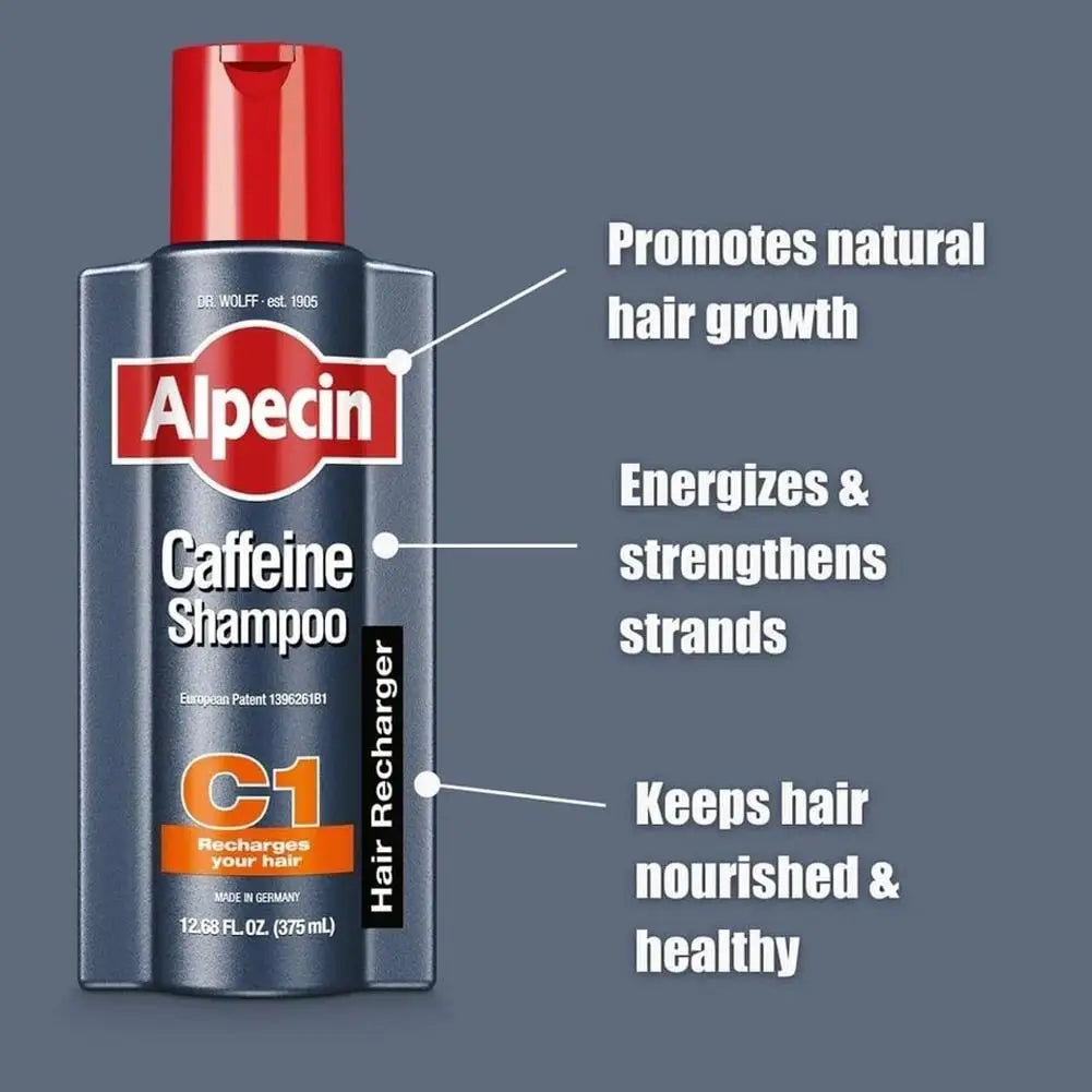 Germany Alpecin High-End Caffeine Anti-Hair Loss Shampoo Oil-Controlling Silicone-Free Fluffy Flaky Nourishing Hair Care 250ml