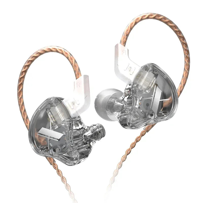 HiFi Wired In-Ear Monitor with Microphone by Tidesmit - EDX Series EDX Grey No MIC China Mainland Tidesmit