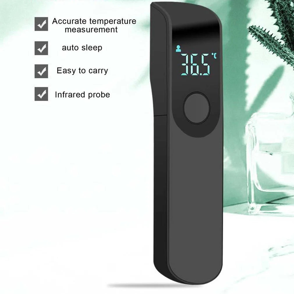 Wrist Blood Pressure Monitor LED English Voice Broadcast Tonometer BP Monitor Non Contact Infrared Medical Thermometer