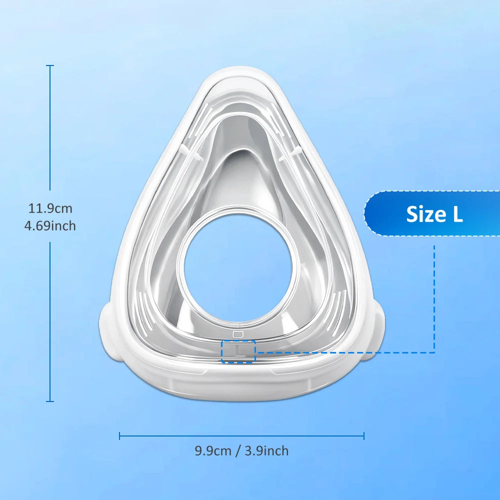 Complete AirFit F20 Full Face CPAP Mask Replacement Set Includes Mask Cushion, Headgear, Frame & Clips for Complete Mask Renewal