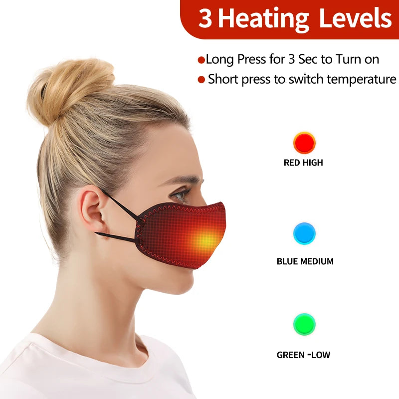 Electric Heating Nose Warmer with Massage - 3-Setting Wellness Tool Relaxation Treatment Tidesmit