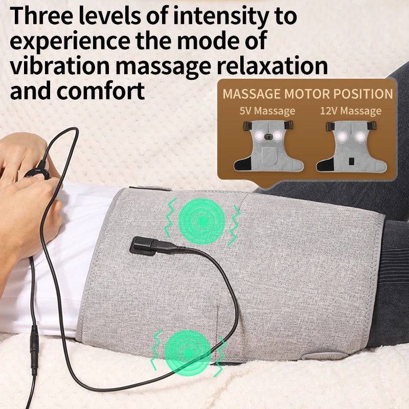 Hip Massager with Red Light Heat Vibration for Targeted Muscle Recovery Relaxation Treatment Tidesmit