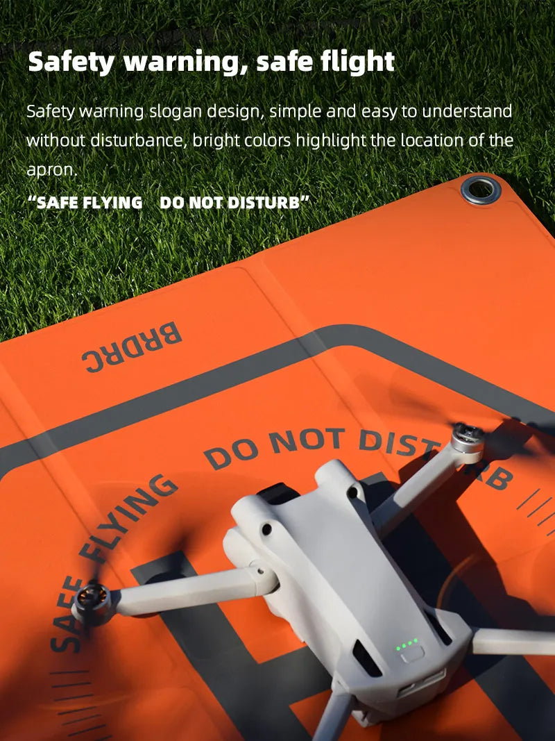 Foldable Drone Landing Pad for DJI - Waterproof 65cm Mat Tidesmit