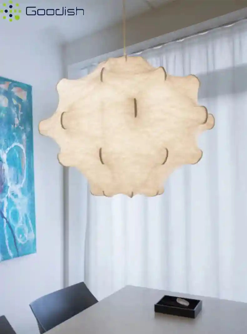 Wabi Sabi Silk Pendant Light | Handmade Aesthetic Chandelier 50-68cm Tidesmit