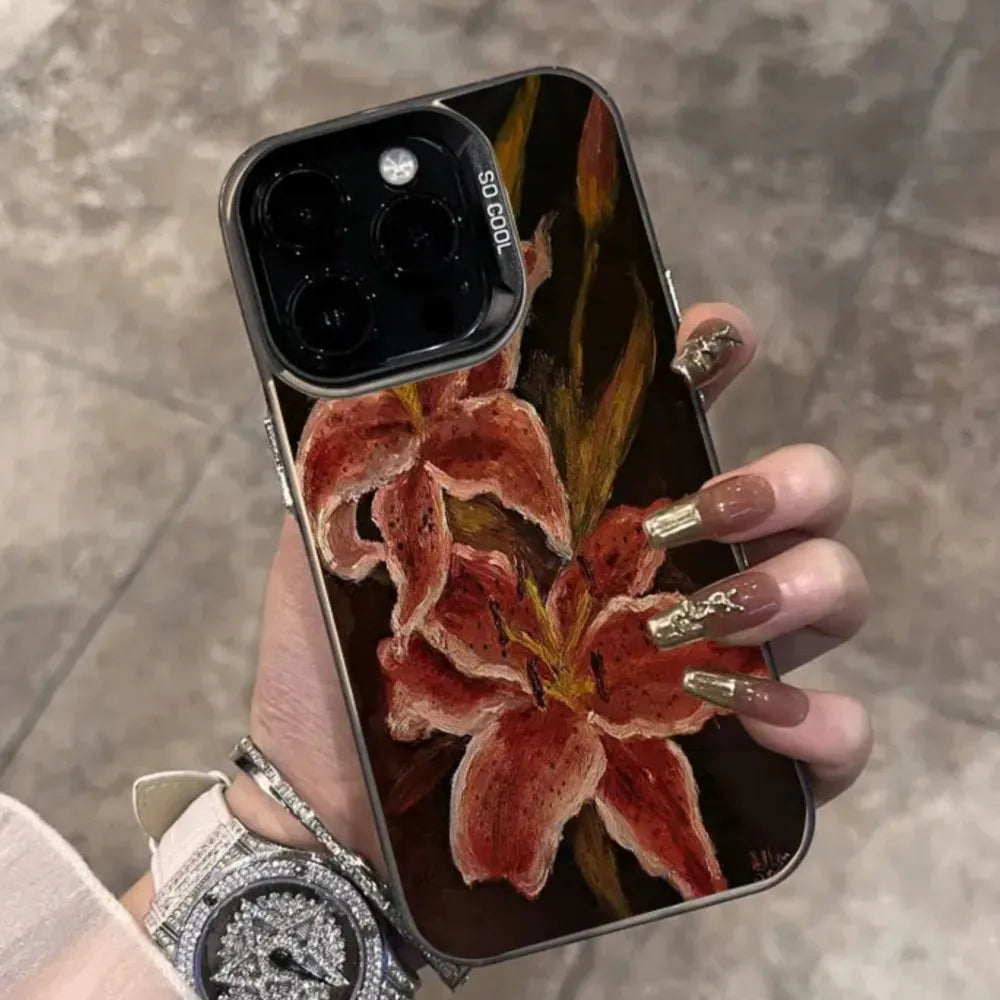 Lily Flower Phone Case - Slim Hard Cover with Drop Protection Tidesmit