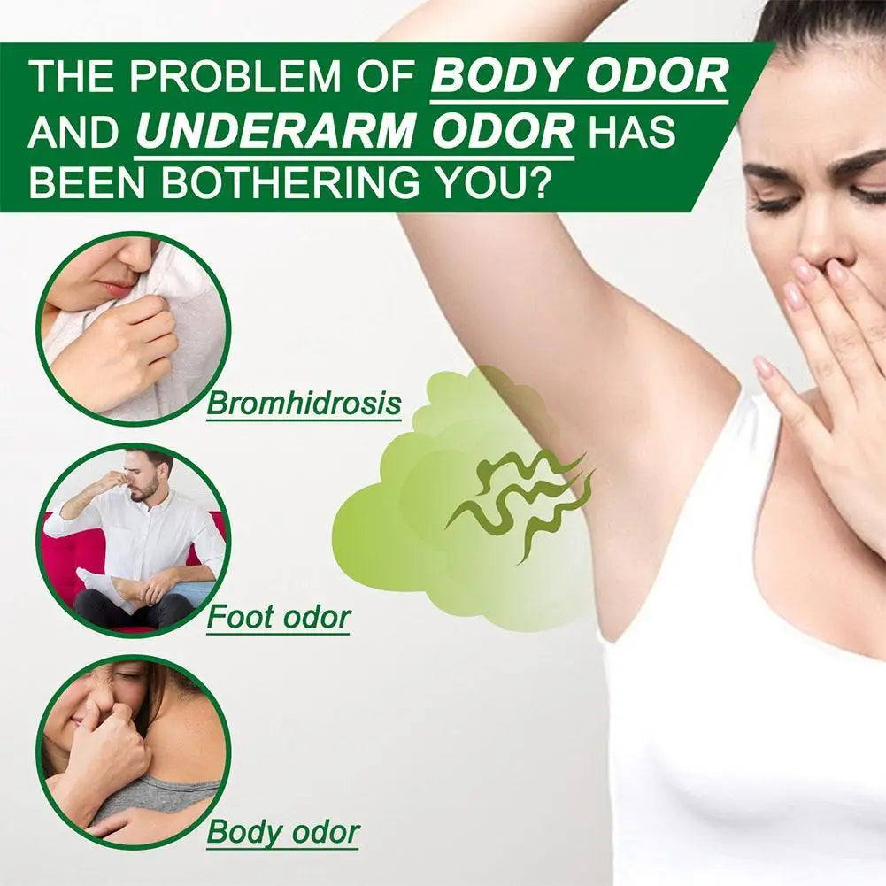 Tidesmit 10g underarm odor eliminator balm and anti-sweat deodorant cream for long-lasting freshness and skin care