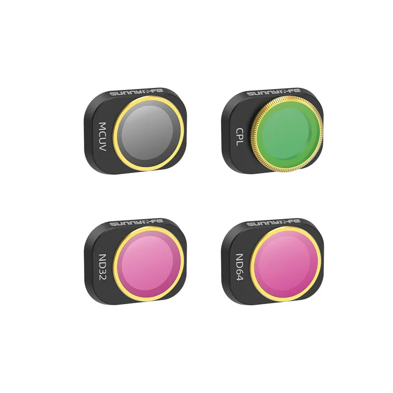DJI Mini 4 Pro Lens Filters Set | Optical Glass Drone Camera Kit 4 IN 1 Tidesmit
