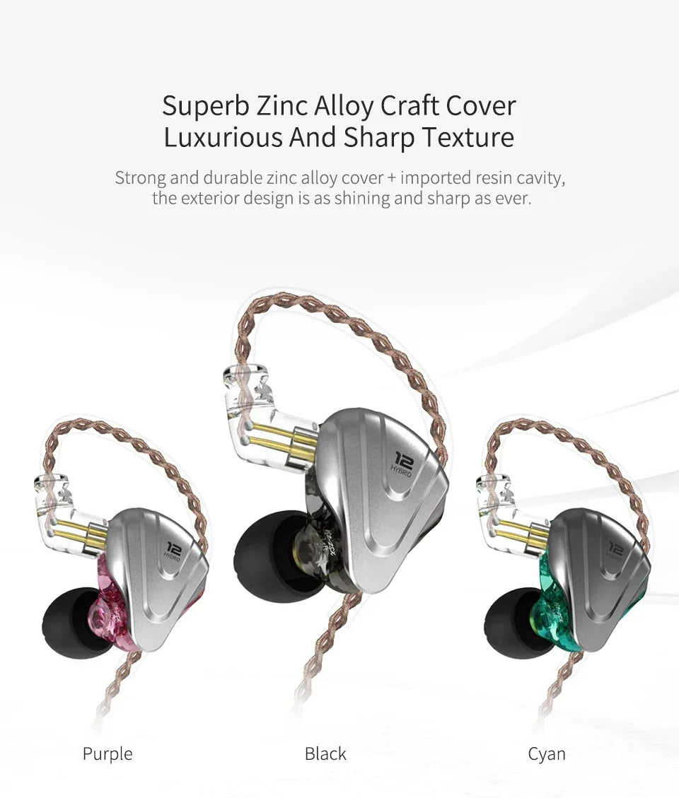 12 Driver Hybrid HiFi In-Ear Monitors | Tidesmit ZSX Series Tidesmit