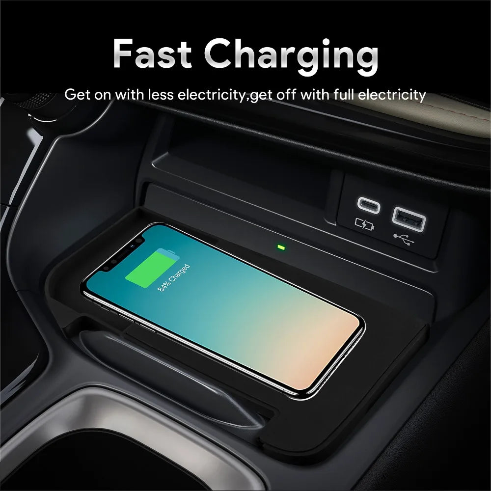Wireless Charger Pad for Lexus NX 2022-2025 - Qi Certified Fast Charge Tidesmit