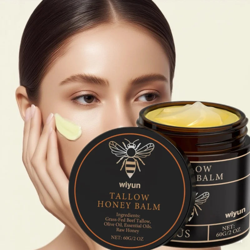 1/3/5pcs Beef Tallow Honey Cream Brand Facial Care Moisturizing Smooth Skin Light Non-greasy Cream Gentle Hydrating Moisturizer