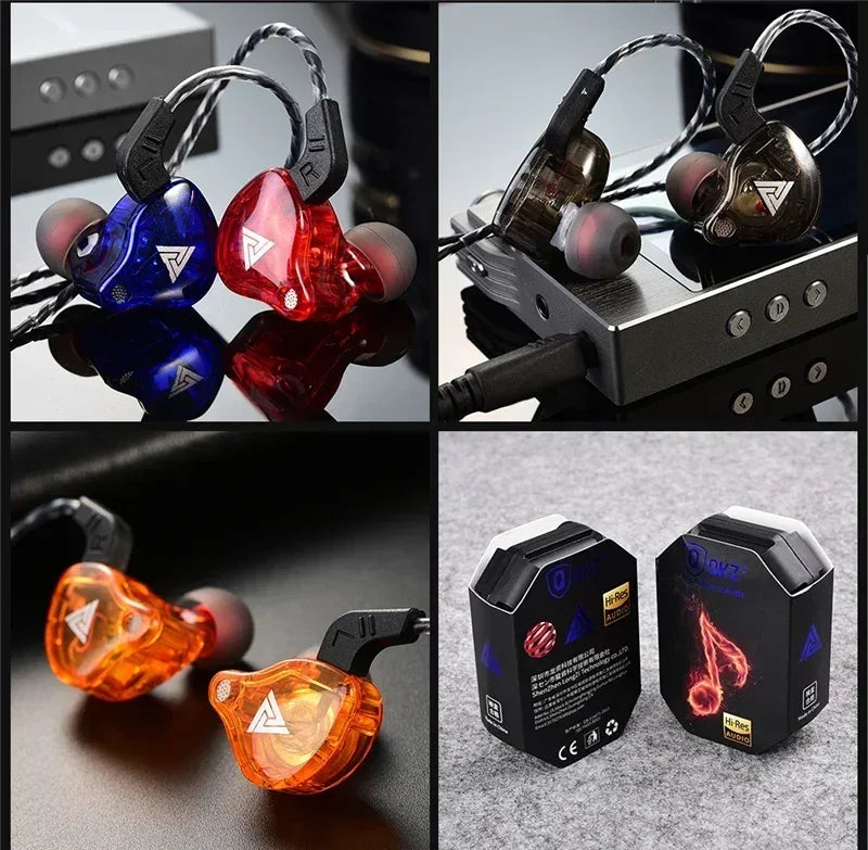 QKZ AK6 Wired Earphones With Mic - Dynamic HiFi Stereo | Tidesmit Tidesmit