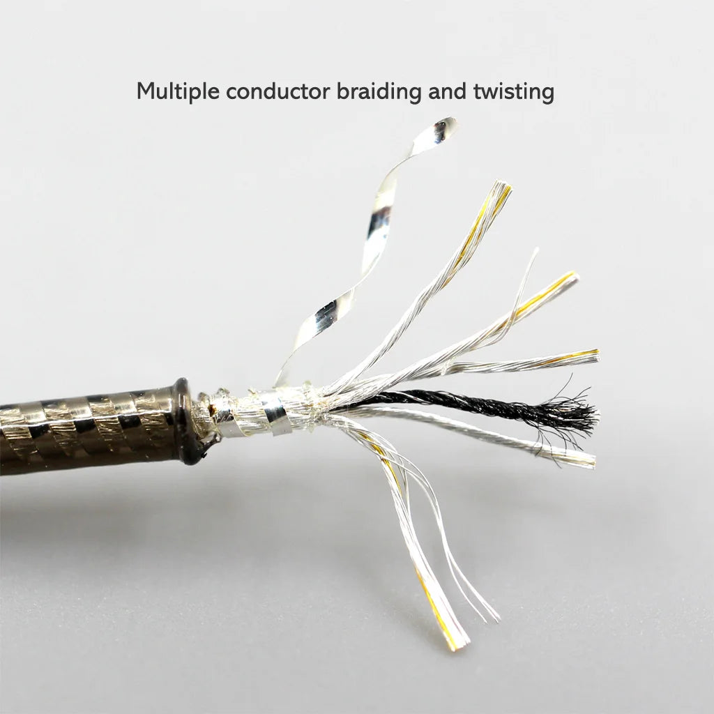 Silver Palladium Graphene Earphone Shielding Cable for High-Fidelity Audio Tidesmit