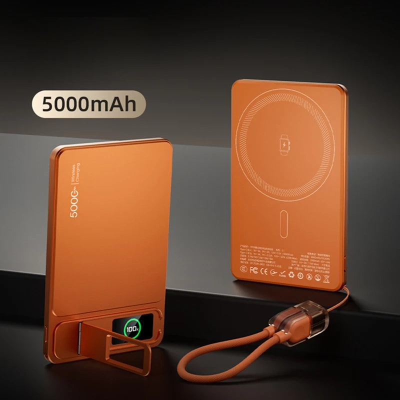 Magnetic Wireless Power Bank 10000mAh for iPhone with PD Fast Charging Tidesmit