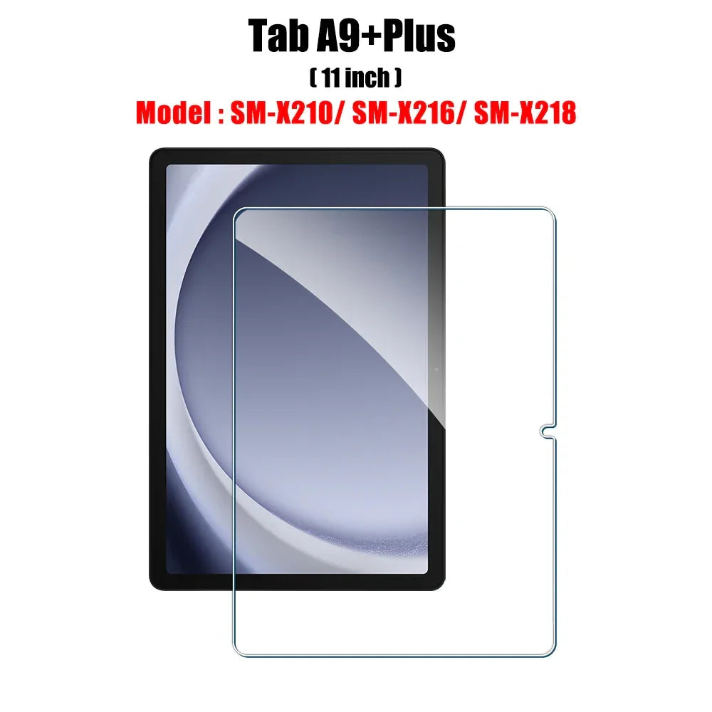 Samsung Galaxy Tab Tempered Glass Screen Protector - 9H Anti-Scratch Film Tab A9 Plus Tidesmit