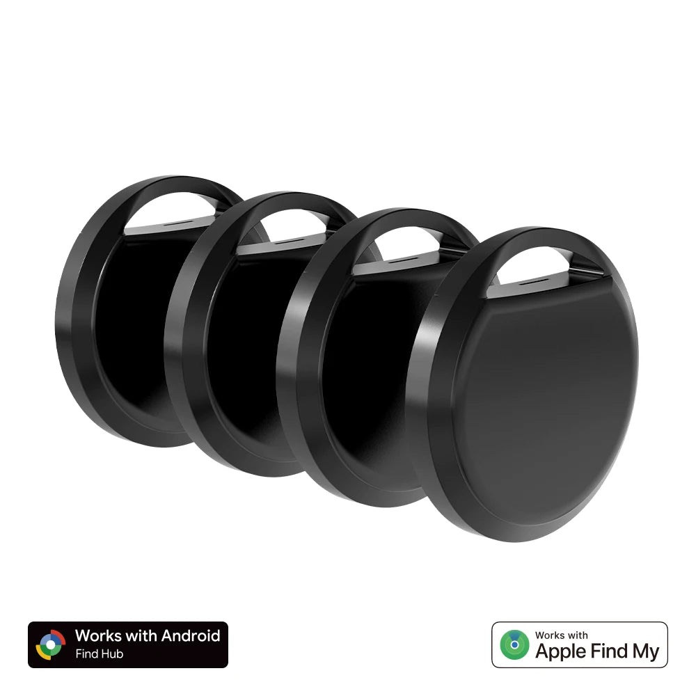 Dual System Smart Tracker for Google/Apple Find My Smart Activity Trackers+Silicone Case Android/IOS Find My Bluetooth Device