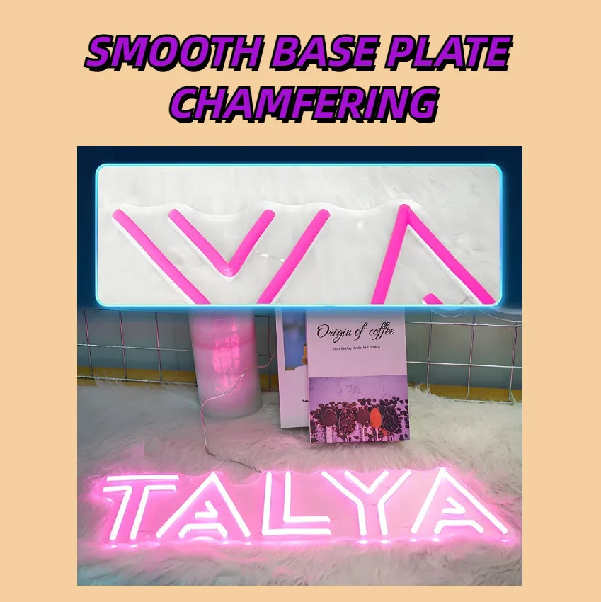 Custom LED Neon Sign for Business Logo - Durable Personalized Acrylic Sign Tidesmit