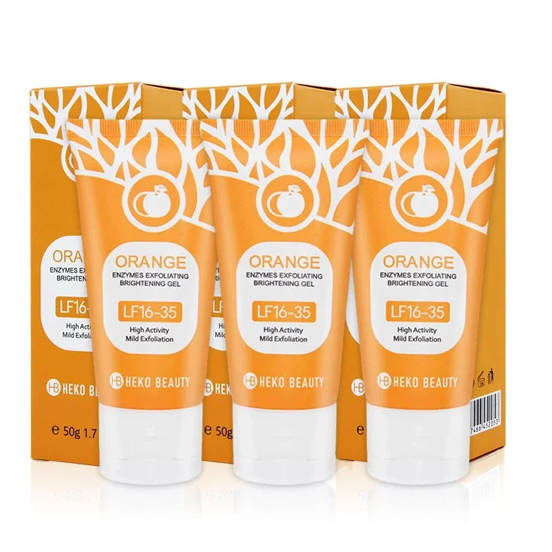 Facial Exfoliating Gel | Salon-Quality Deep Pore Cleansing Scrub Scrubs Treatments 3PCS Tidesmit