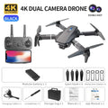 4K Camera Drone Foldable Quadcopter with Dual Wide Angle Lens dual camera Tidesmit