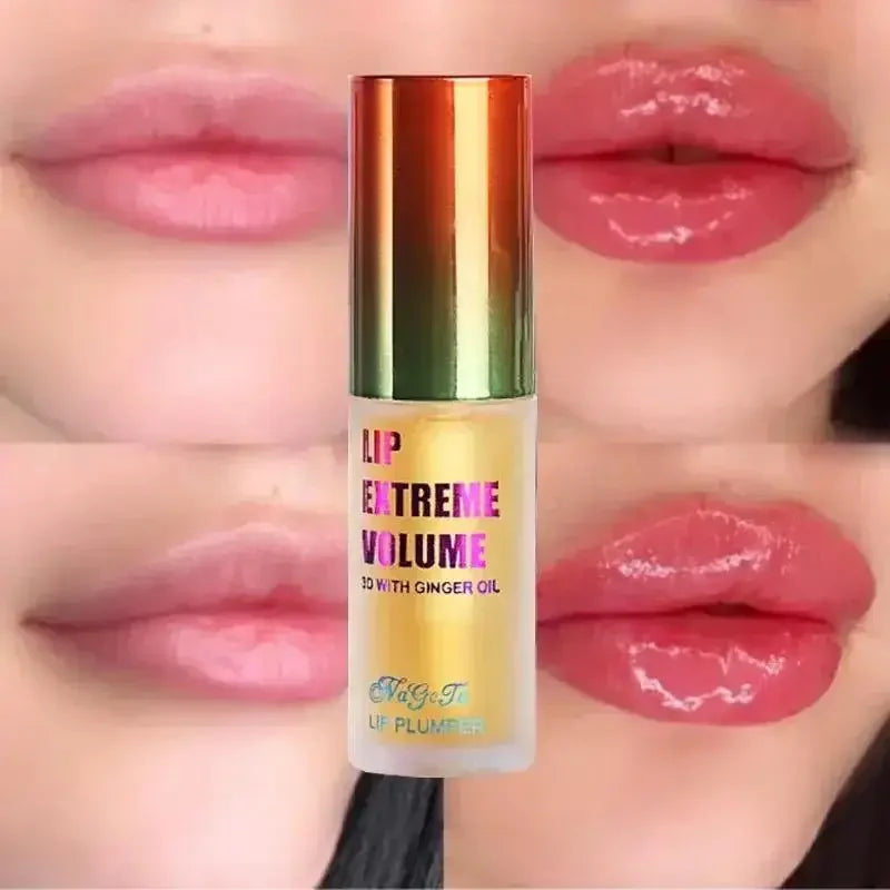 Ginger Mint Lip Plumper Oil - Natural Volumizing Serum 2 Pack Lip Care Tidesmit