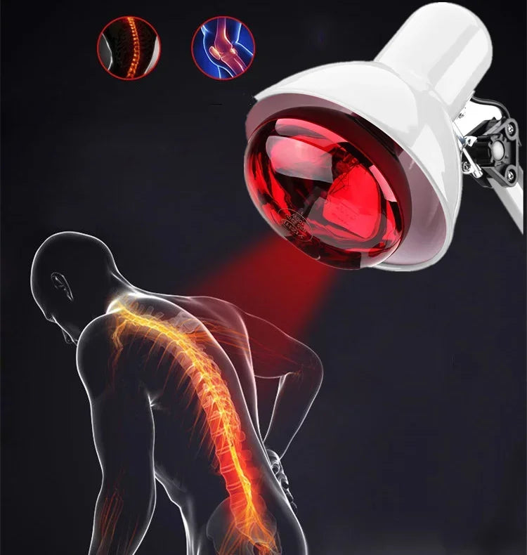 Infrared Physiotherapy Lamp 150W - Muscle Pain Relief & Wellness Device Relaxation Treatment Tidesmit