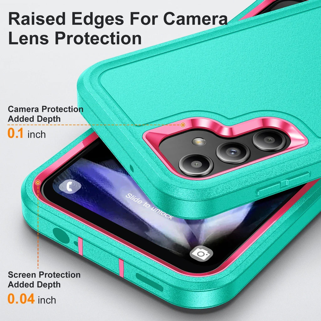 Samsung Galaxy A56 Case with Integrated Kickstand - Shock-Absorbing Cover Tidesmit