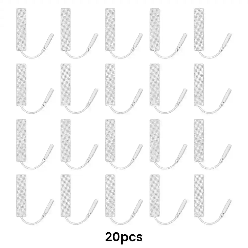 TENS Unit Electrode Replacement Pads - Medical Grade Self-Adhesive Set Massage Roller 20pcs(10 pack)1x7cm Tidesmit
