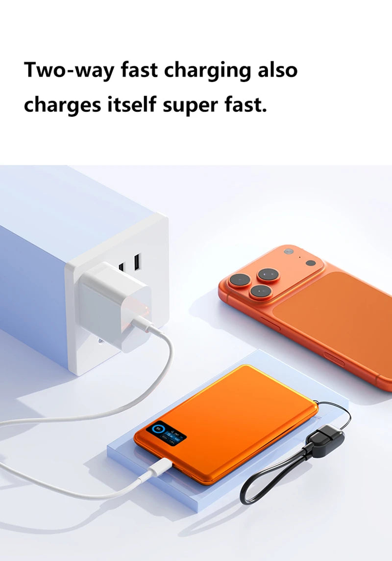 Magnetic Fast Charging Power Bank 50000mAh - Portable USB-C Battery Pack Tidesmit