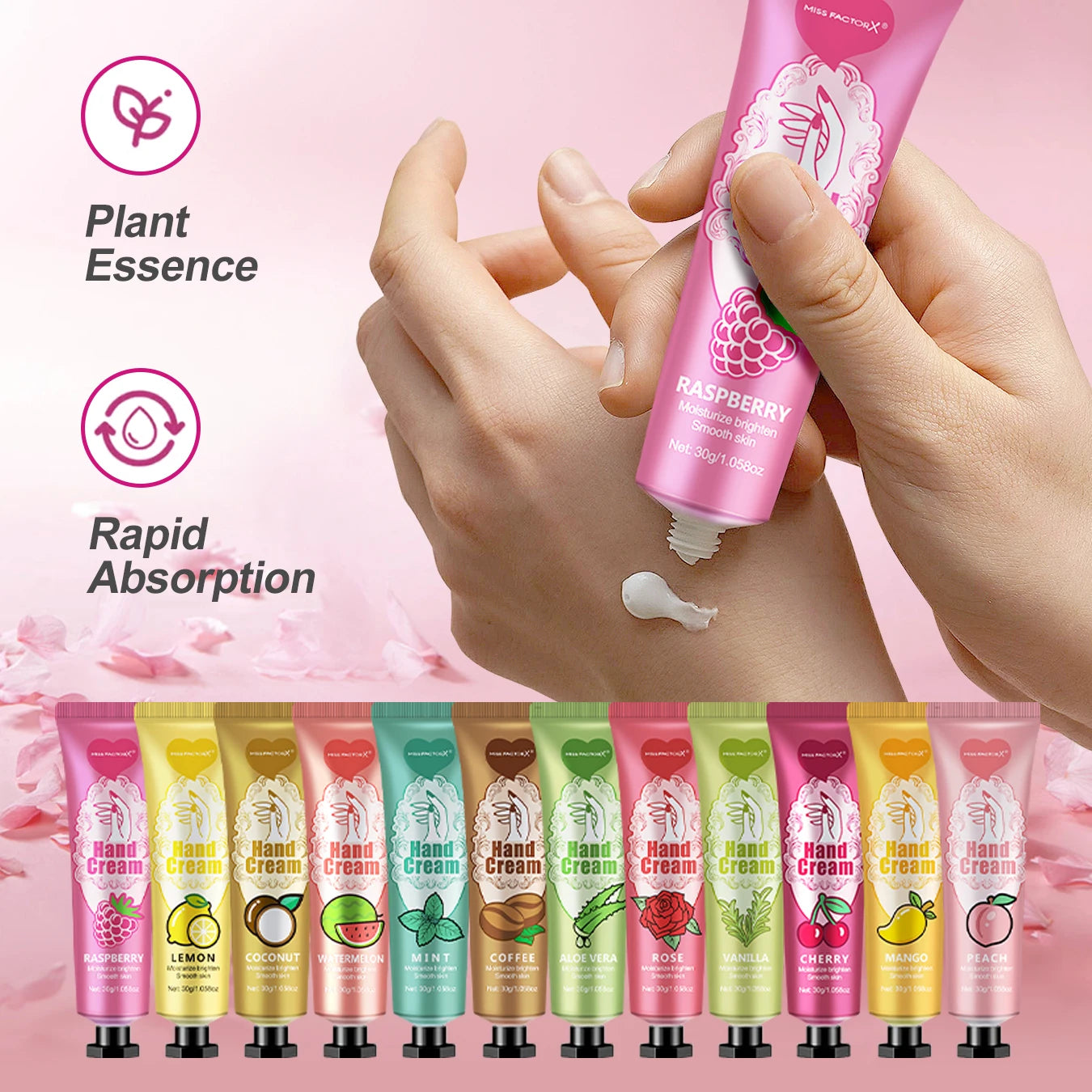 Lip Care & Hand Cream Wedding Gift Set - 30 Pack Moisturizing Treatment Lip Care Tidesmit