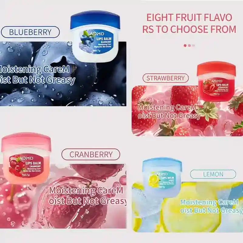 Fruit Lip Balm Set | Moisturizing Lip Care Treatment 8 Pack by Tidesmit Lip Care Tidesmit