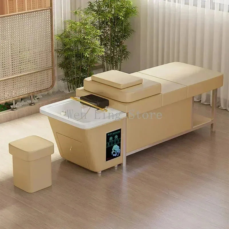 Thai Massage Table with Integrated Shampoo Basin and Water System Massage Chairs Tidesmit