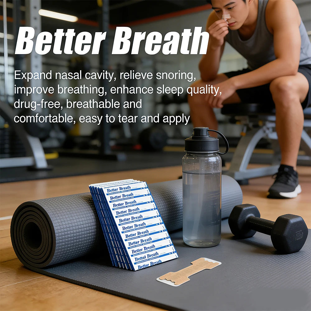 300/200/100PCS Breath Nasal Strips for Better Sleep Snoring Aid Nose Patch for Easier Breathing Sleep Aid Device