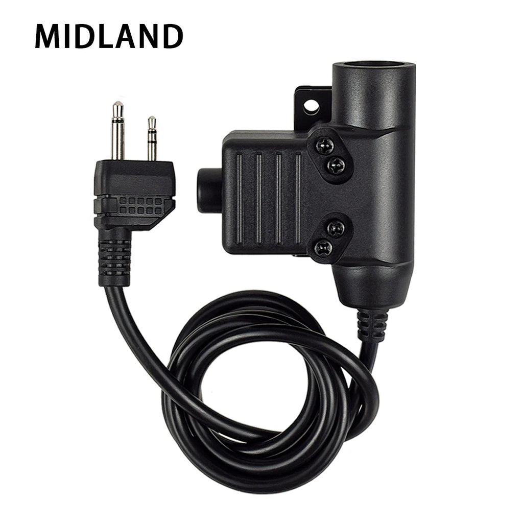 Tactical Shooting Headset with U94 PTT for Baofeng Radio - Tidesmit Tidesmit