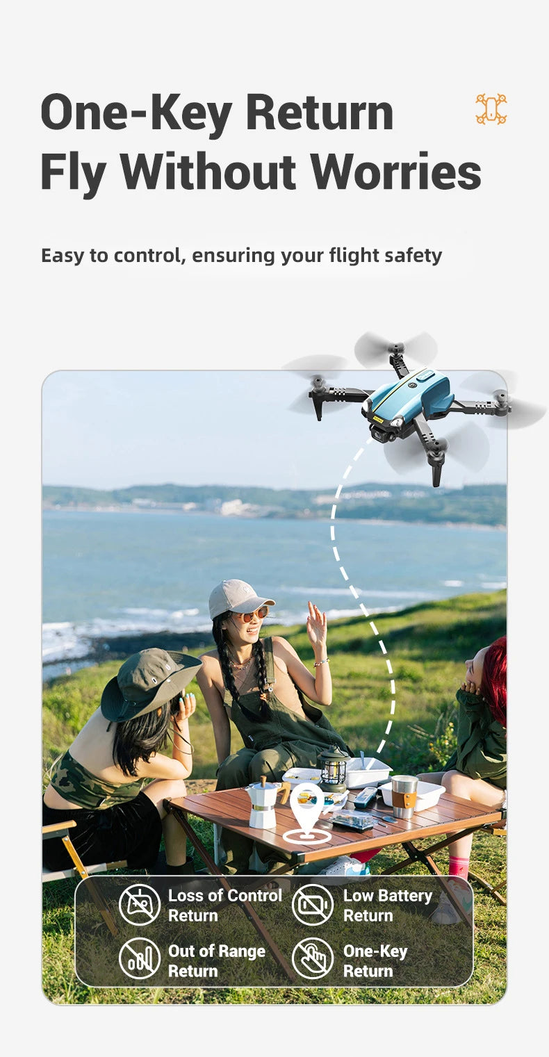 Foldable 8K Camera Drone with Obstacle Avoidance | Tidesmit Tidesmit
