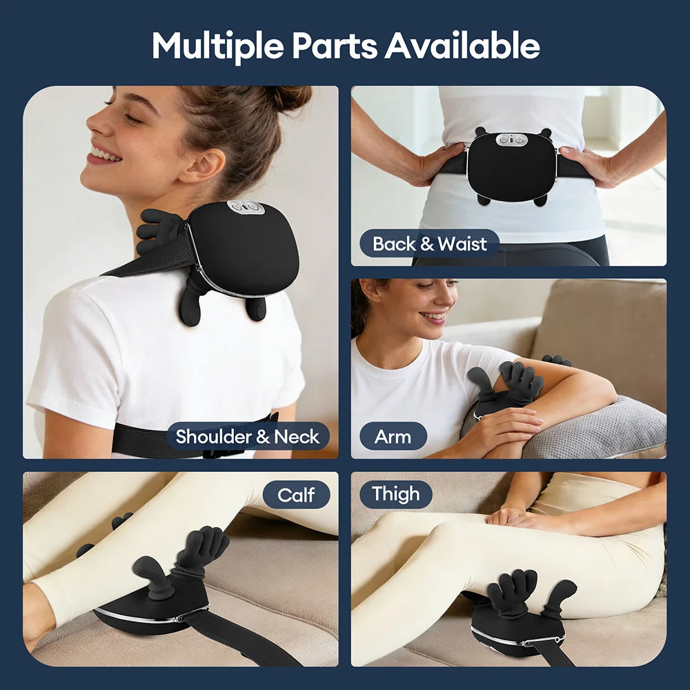 4D Bionic Neck Massager - Deep Tissue Muscle Relief with Heat Therapy Massage Chairs Tidesmit