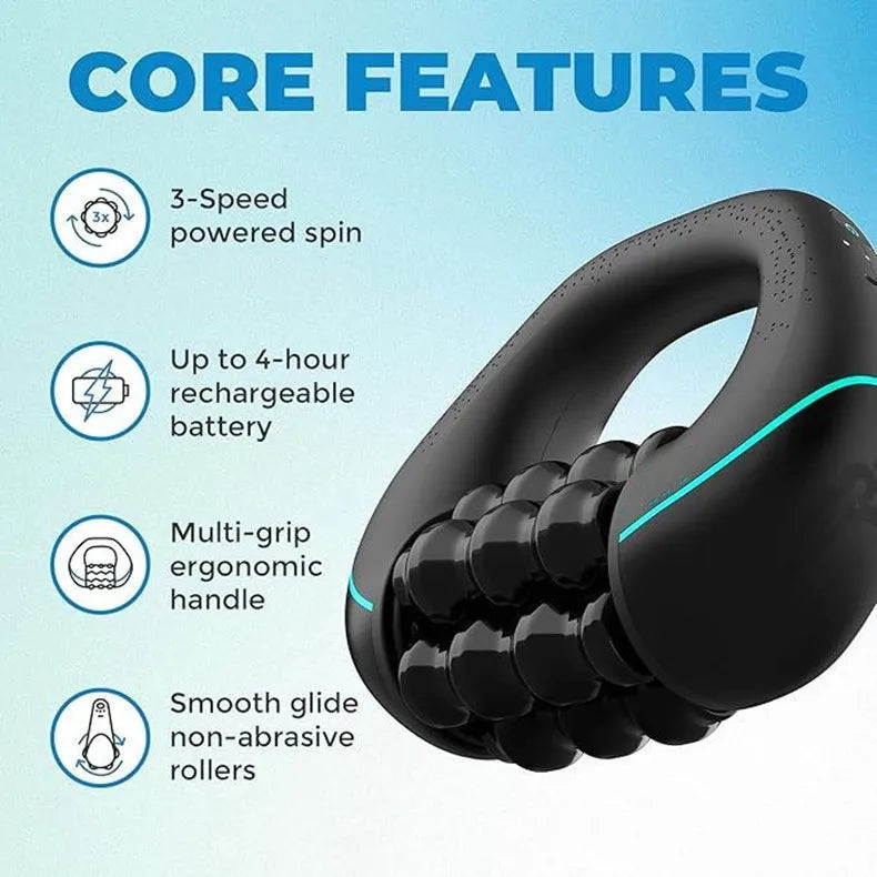 Mini Percussive Massager - Portable Muscle Recovery Tool (Type-C) Relaxation Treatment Tidesmit