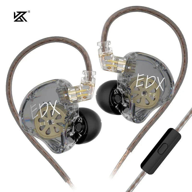 Tidesmit EDX Lite HiFi Bass In-Ear Monitors with Microphone EDX Lite Grey MIC Tidesmit