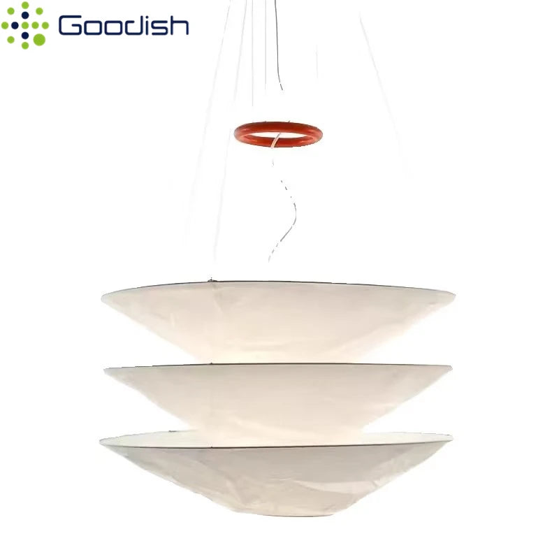 Wabi-Sabi Paper Pendant Light - Large Japanese Minimalist Hanging Lamp Tidesmit