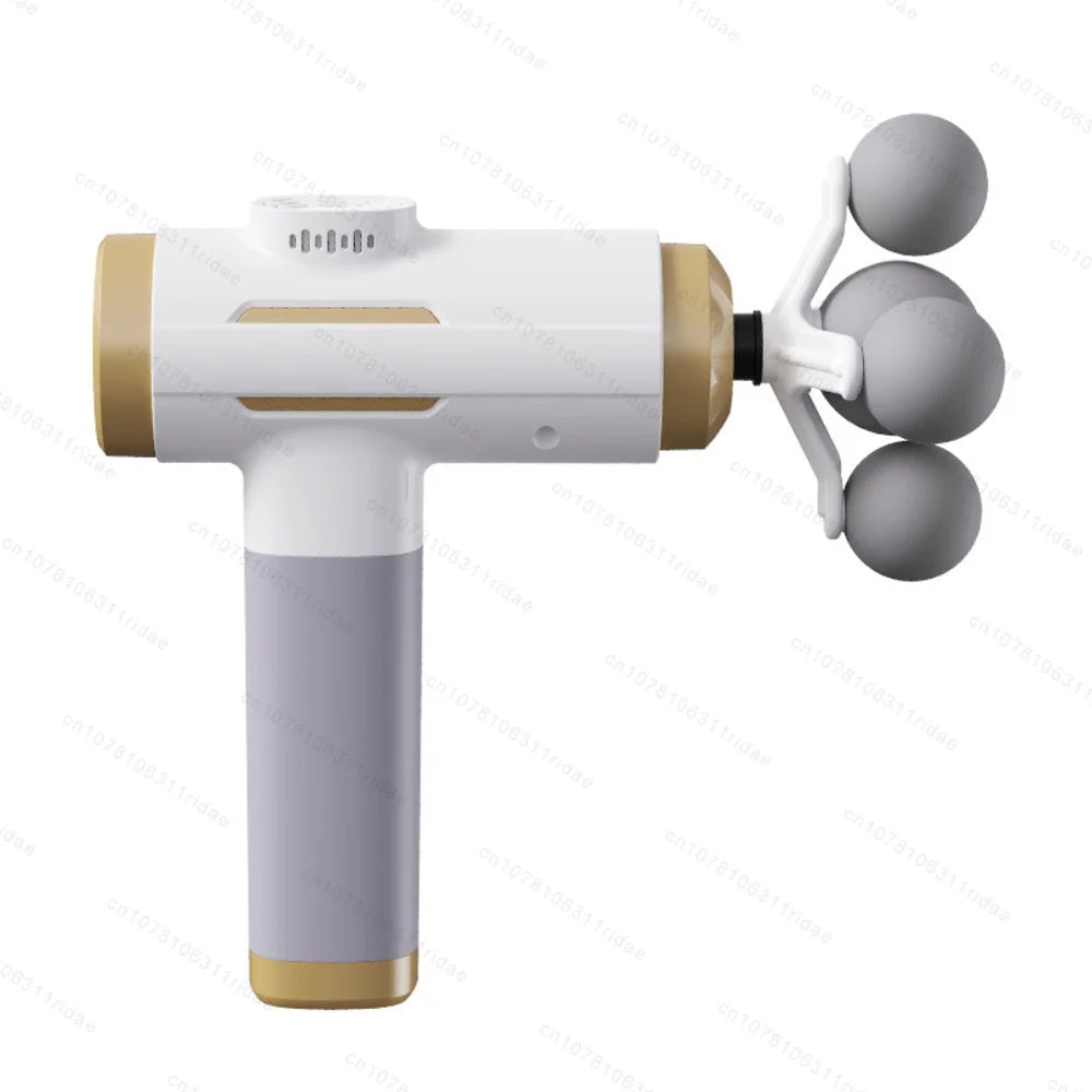 Muscle Massage Gun - 99-Level Deep Tissue Recovery - White Set Fascia Gun White Set Tidesmit