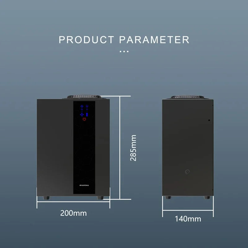 A1000 HVAC System Aroma Diffuser 800ml Oil Fragrance APP Control Waterless Essential Oil Diffusers for Hotel Scent Air Machine