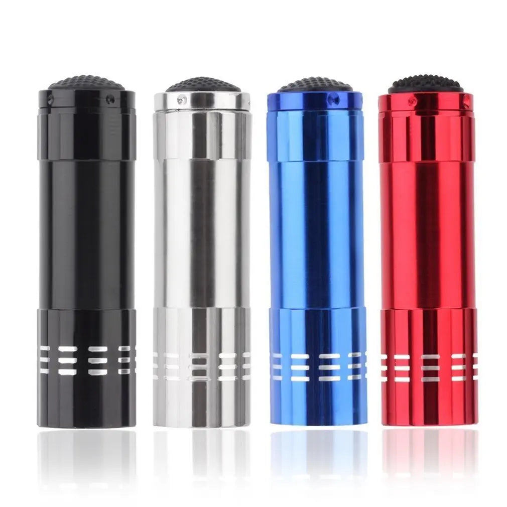 UV LED Flashlight 9 Light Aluminum Torch - Portable Inspection Tool Tidesmit