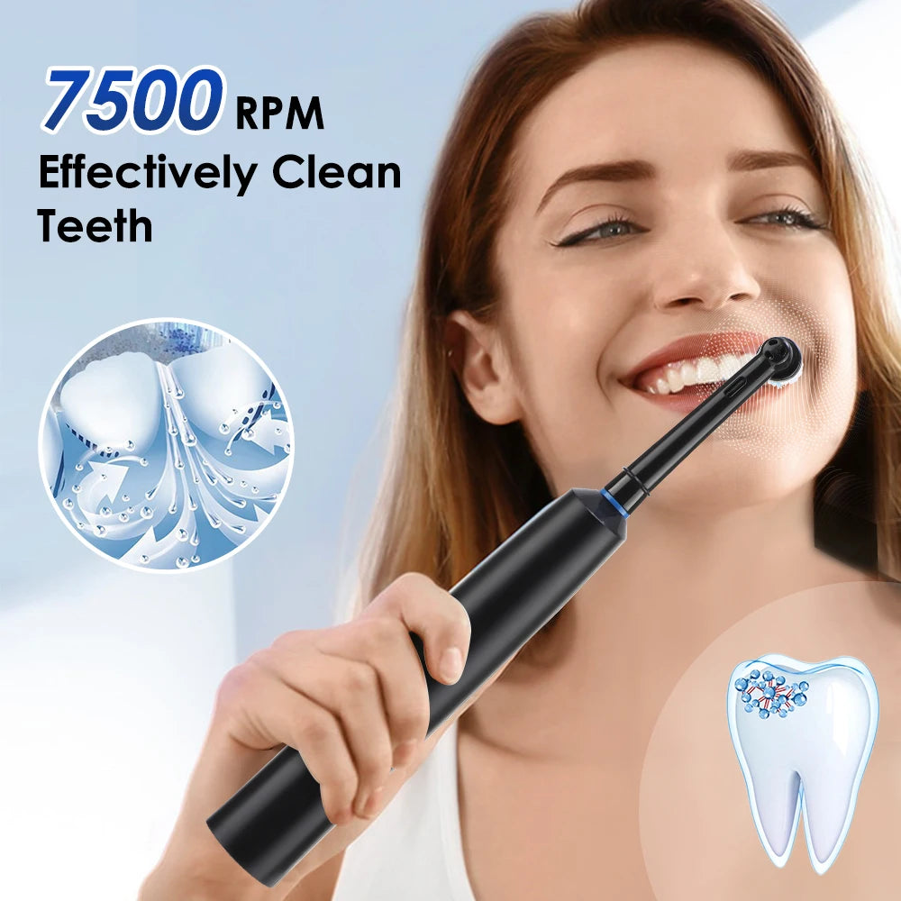 Electric Toothbrush Deep Clean Whitening Teeth for Adult Toothbrush Rotation Ultrasonic Toothbrush with 4 Replacement Heads