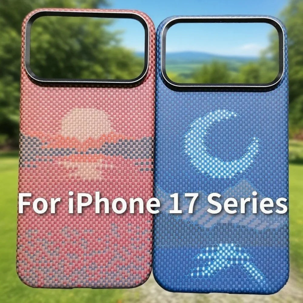 Aramid Fiber iPhone 17 Pro Max Case | Slim Military-Grade Cover Tidesmit