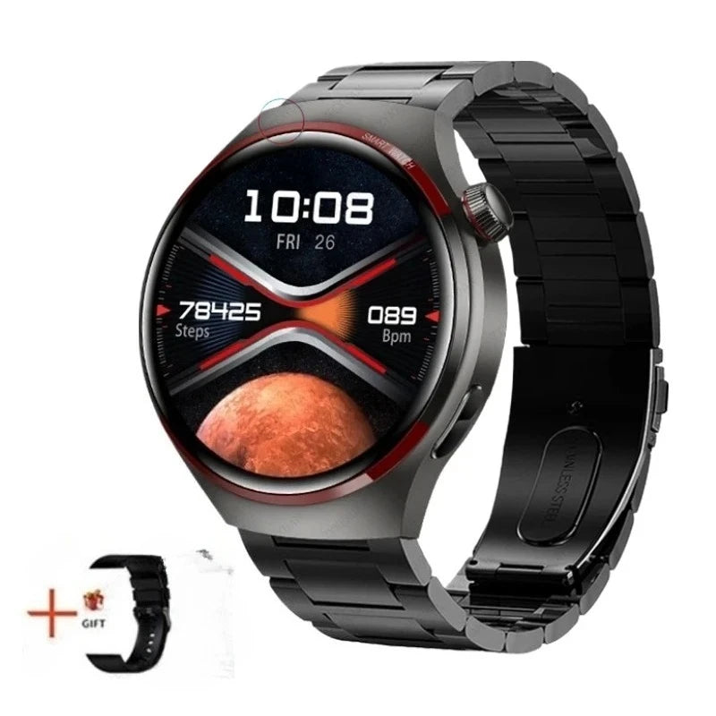For WATCH 4 PRO Smart Watch Men Space Exploration Edition Bluetooth Call GPS NFC Heart Rate Sports SmartWatch 2026 New