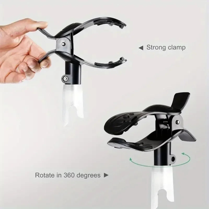 BMC CPAP Hose Holder Mask Holder With C-shaped Clip 360° Rotation Adjustable Height Prevent Condensation From Accumulating